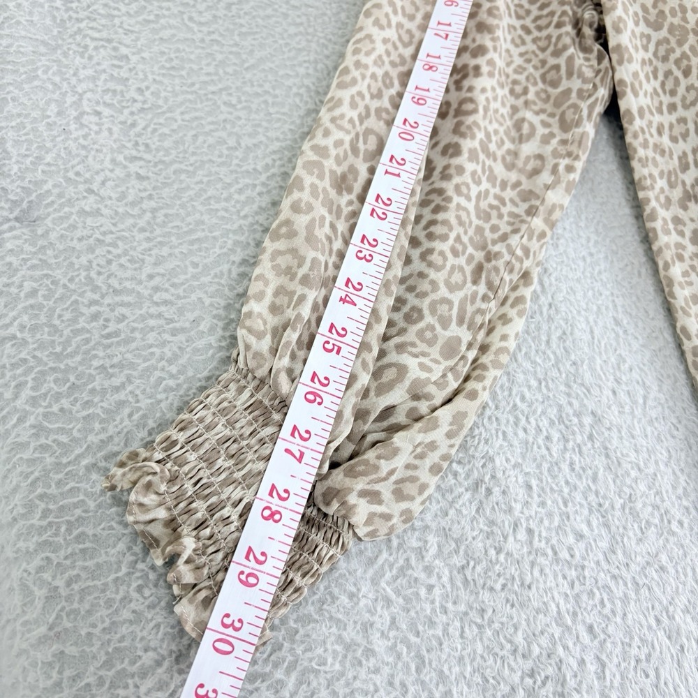 Torrid Leopard Maxi Dress 2X 18 20 Boho Quiet Luxury Blouson Sleeve Ruffle NWT - Picture 13 of 13